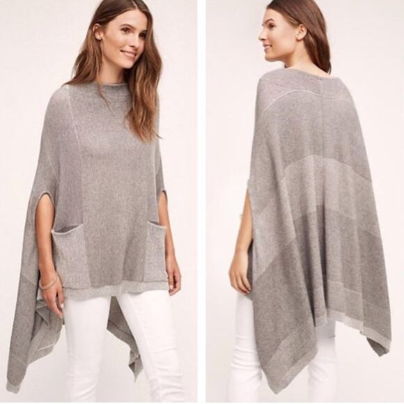 Anthropologie Moth Madison Park Long Poncho - Picture 1 of 8
